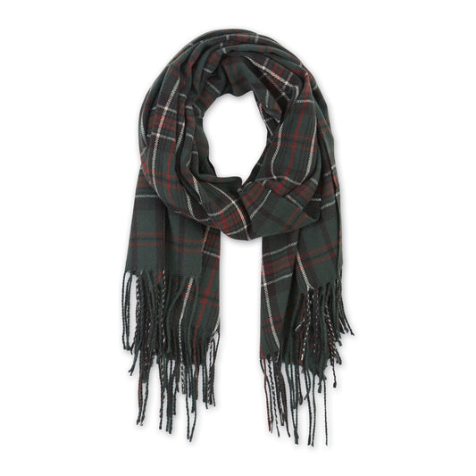 Taylor Plaid Scarf - Green