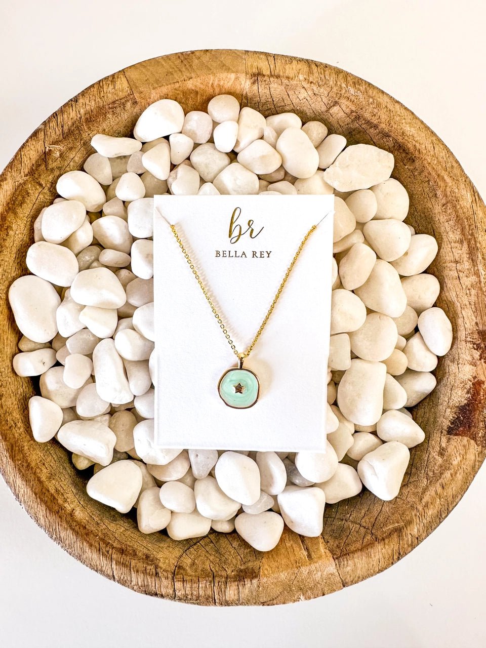 The Clara Dainty Star Charm Necklace 18k Gold Plated