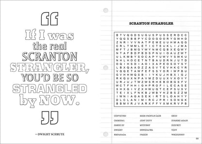 Office Word Search, Quips, Quotes & Coloring Book