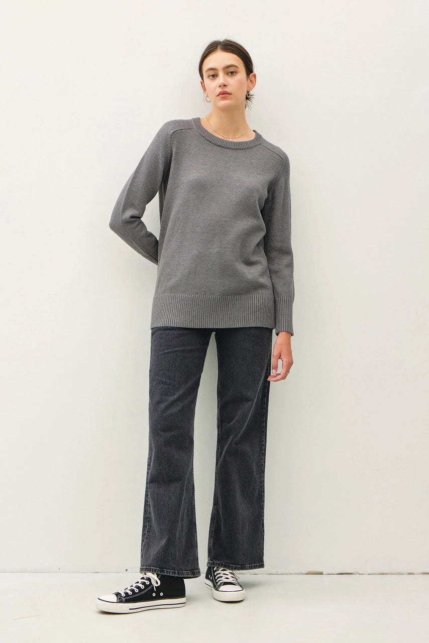 Raglan Sleeve Oversized Sweater