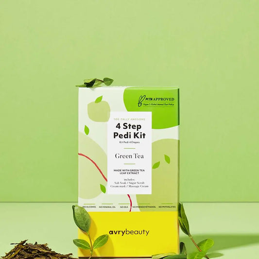Pedi Spa Set - Green Tea 4 Step Pedi Kit