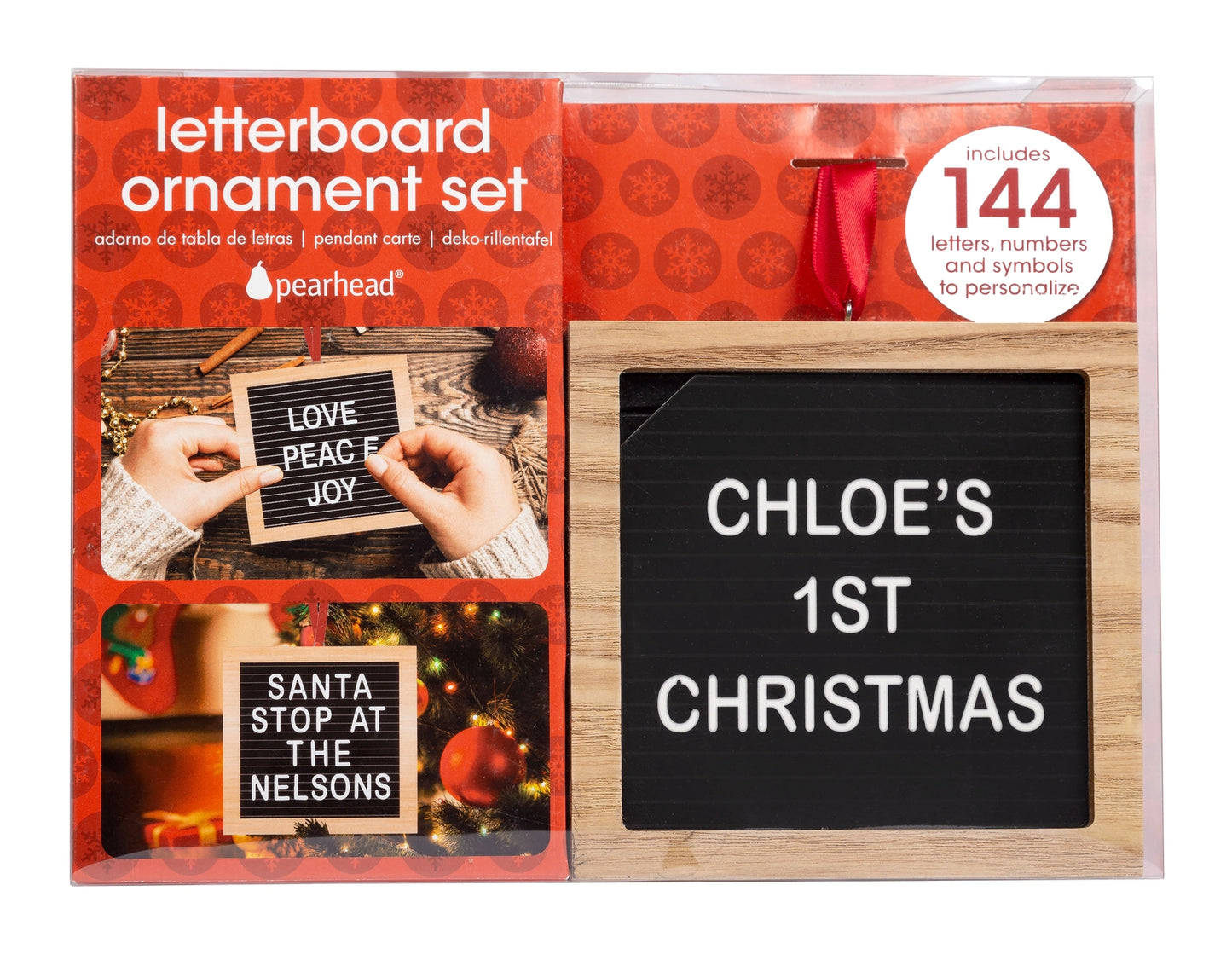 Holiday Ornament - Holiday Letterboard Ornament Set