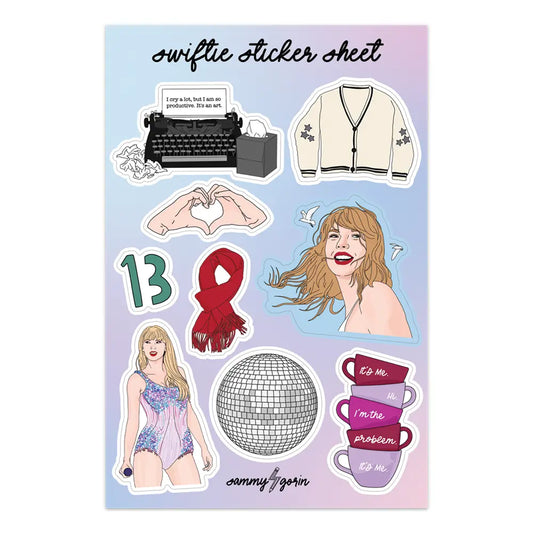 FINAL SALE - Taylor Swift Sticker Sheet