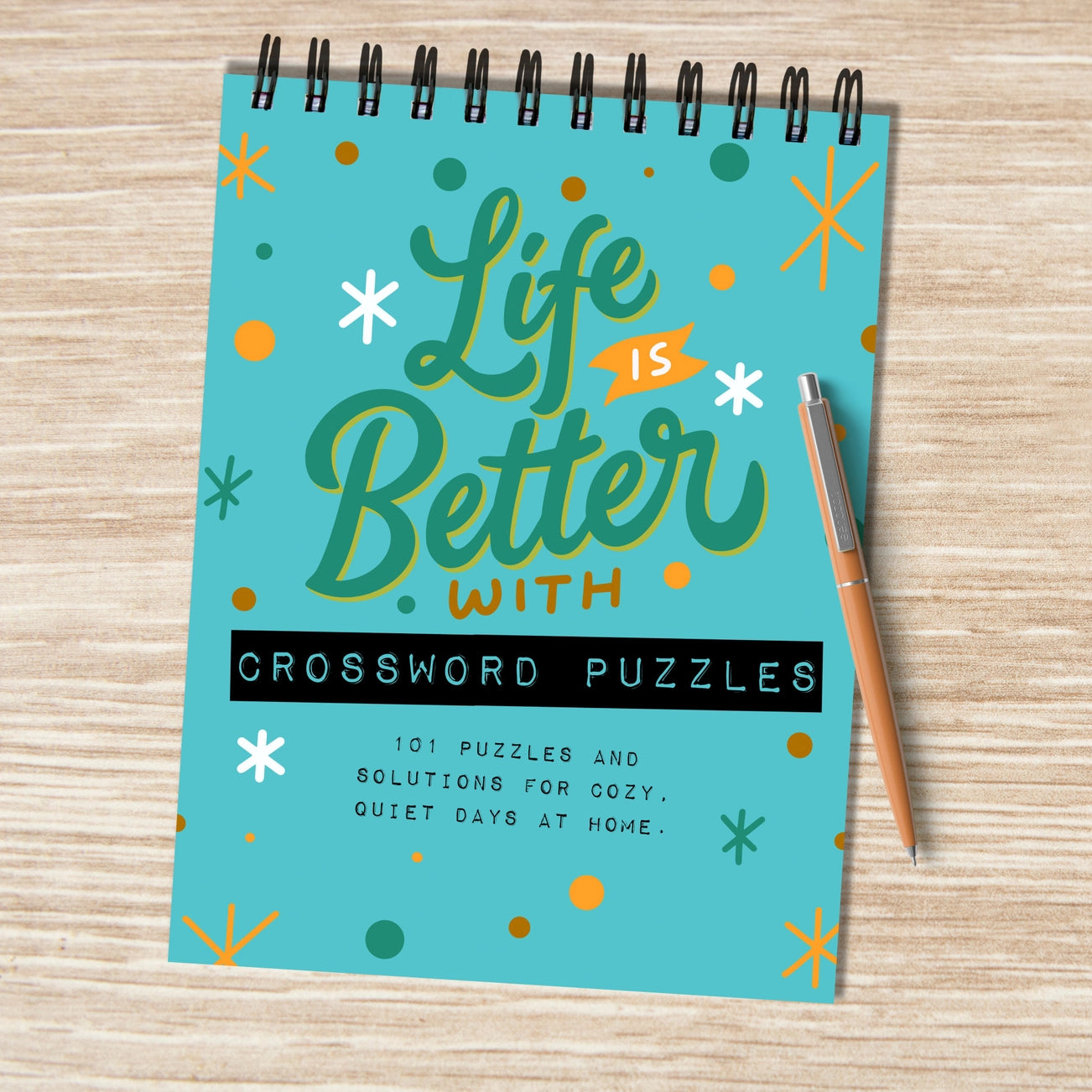 Life Is Better with Crossword Puzzles Book