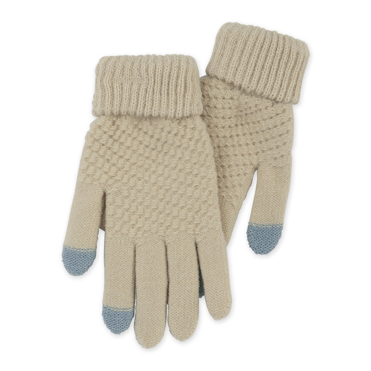 Bailey Knit Gloves - Beige