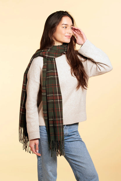 Taylor Plaid Scarf - Green