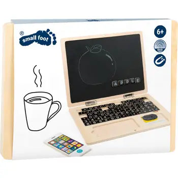 Small Foot - Wooden Laptop w/ Magnet Board