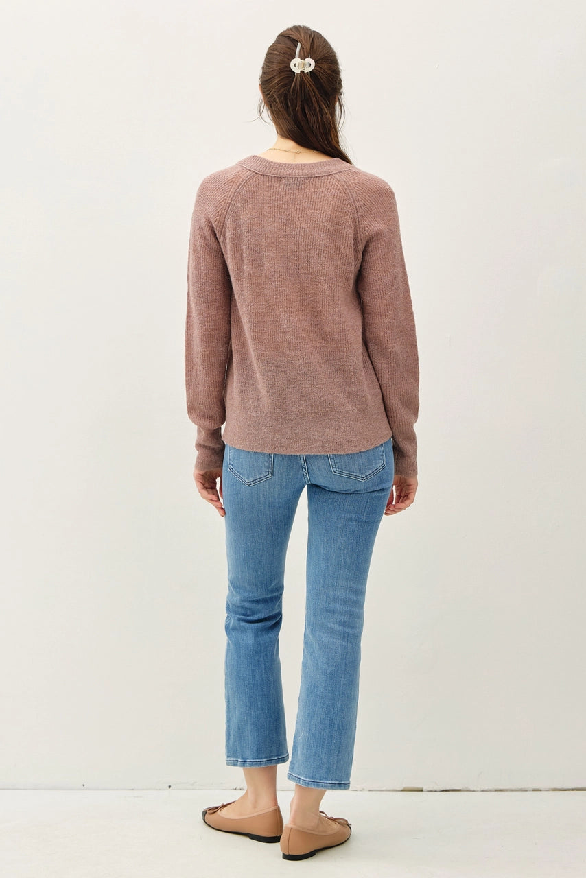 Wool Blend Lightweight Sweater