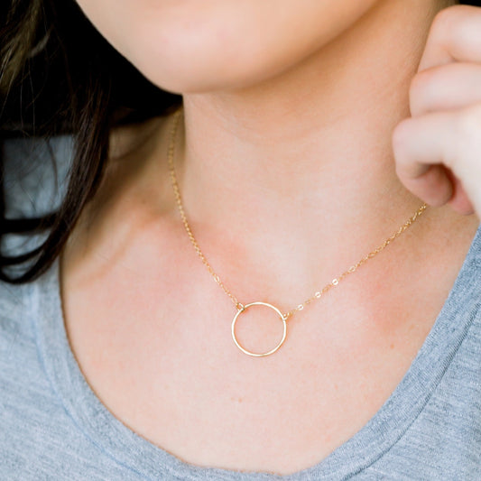 FINAL SALE - Open Ring Necklace