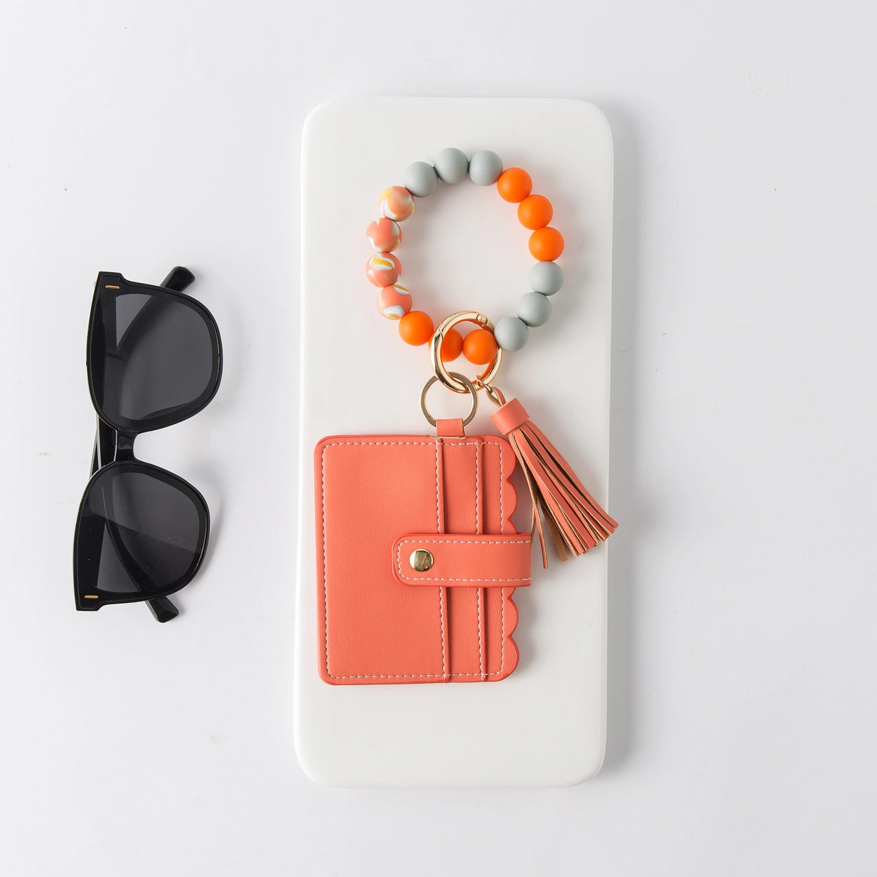 Silicone Wristlet + Wallet {Mult. Colors}