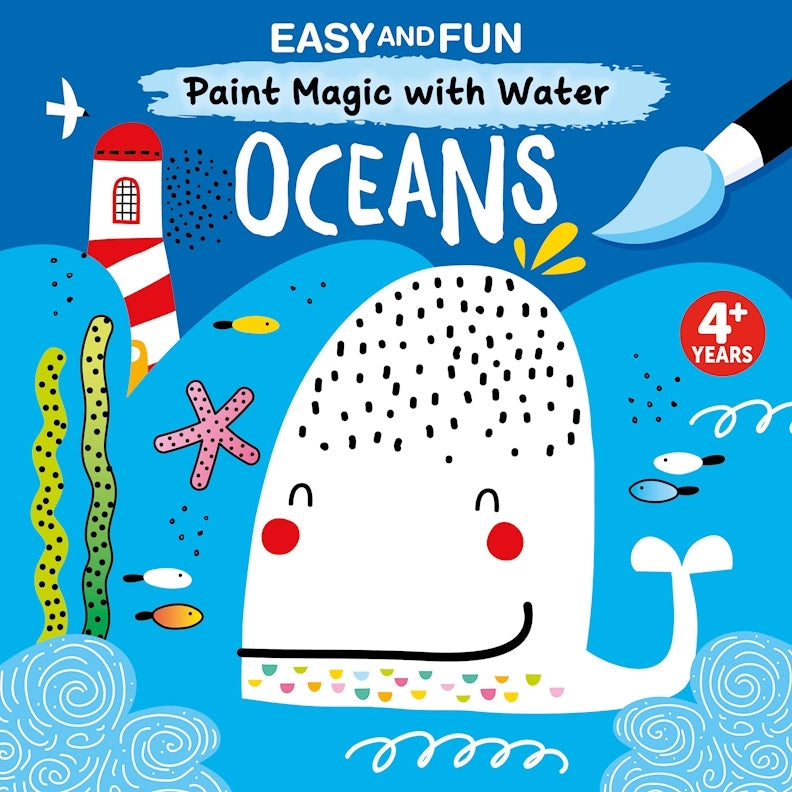 Easy & Fun Paint Magic w/Water - Oceans