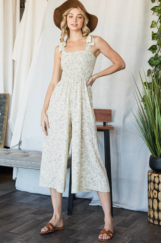 Blossom Floral Woven Jumpsuit