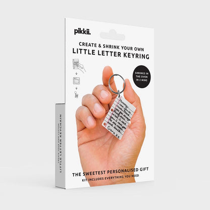 Little Letter Shrink Keyring Kit