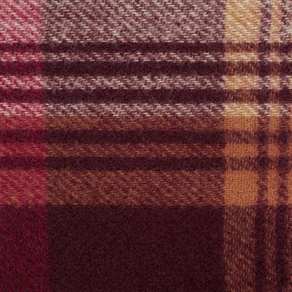 Sienna Plaid Scarf - Wine