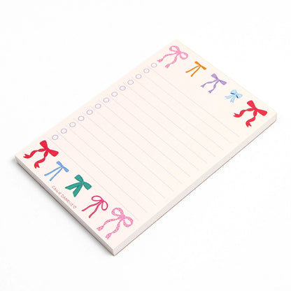 Coquette Bows To Do List Notepad