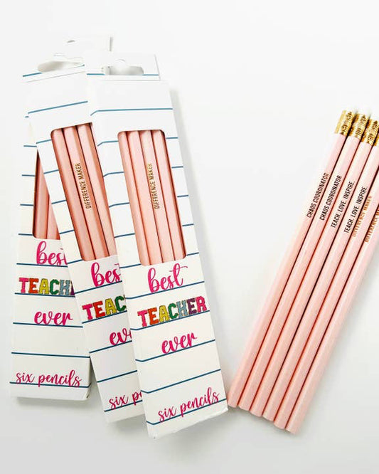 Teacher Gift Pencil (Set of 6)