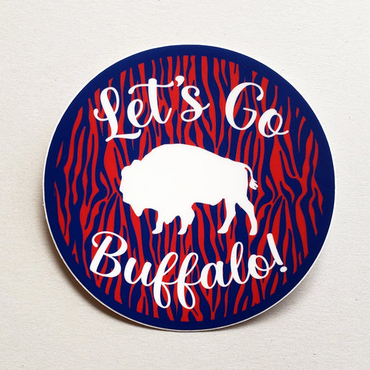 Buffalo Bills Sticker - Let's Go Buffalo