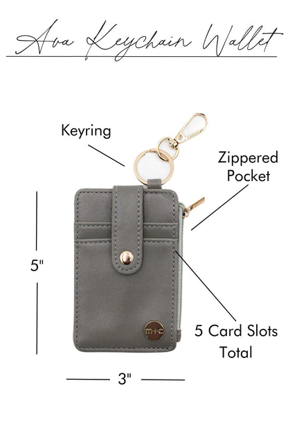 Ava Handheld Keychain Wallet {Mult. Colors}