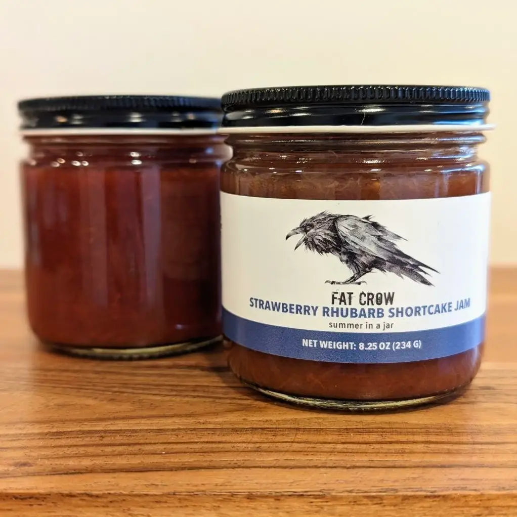 Fat Crow Gourmet Strawberry Rhubarb Shortcake Jam