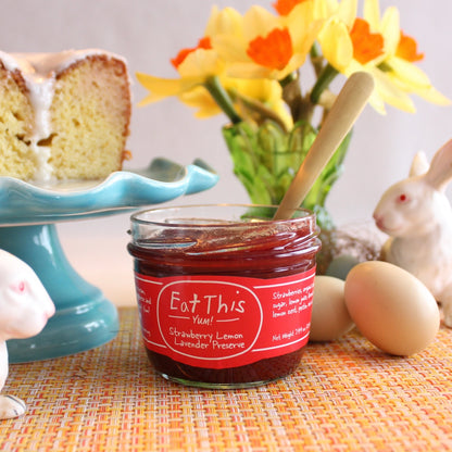 Eat This Yum - Strawberry Lemon Lavender Preserve