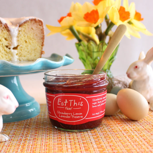 Eat This Yum - Strawberry Lemon Lavender Preserve