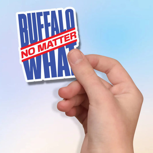 Buffalo Bills Sticker - Buffalo No Matter What