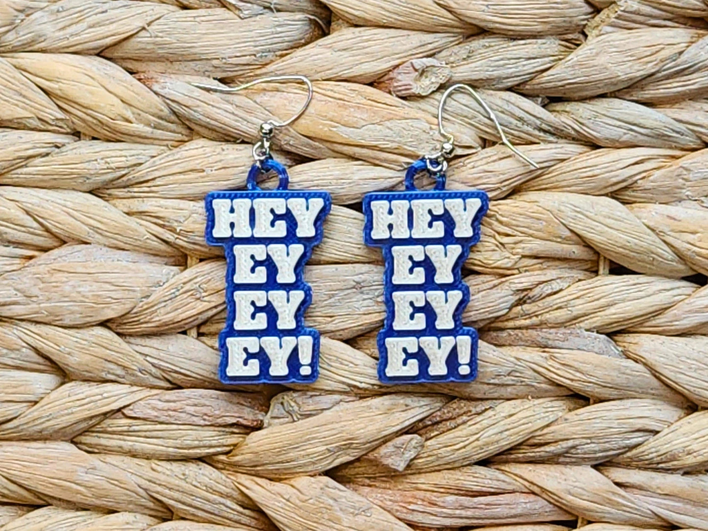 Buffalo Bills - Hey-Ey-Ey-Ey Earrings (Blue)