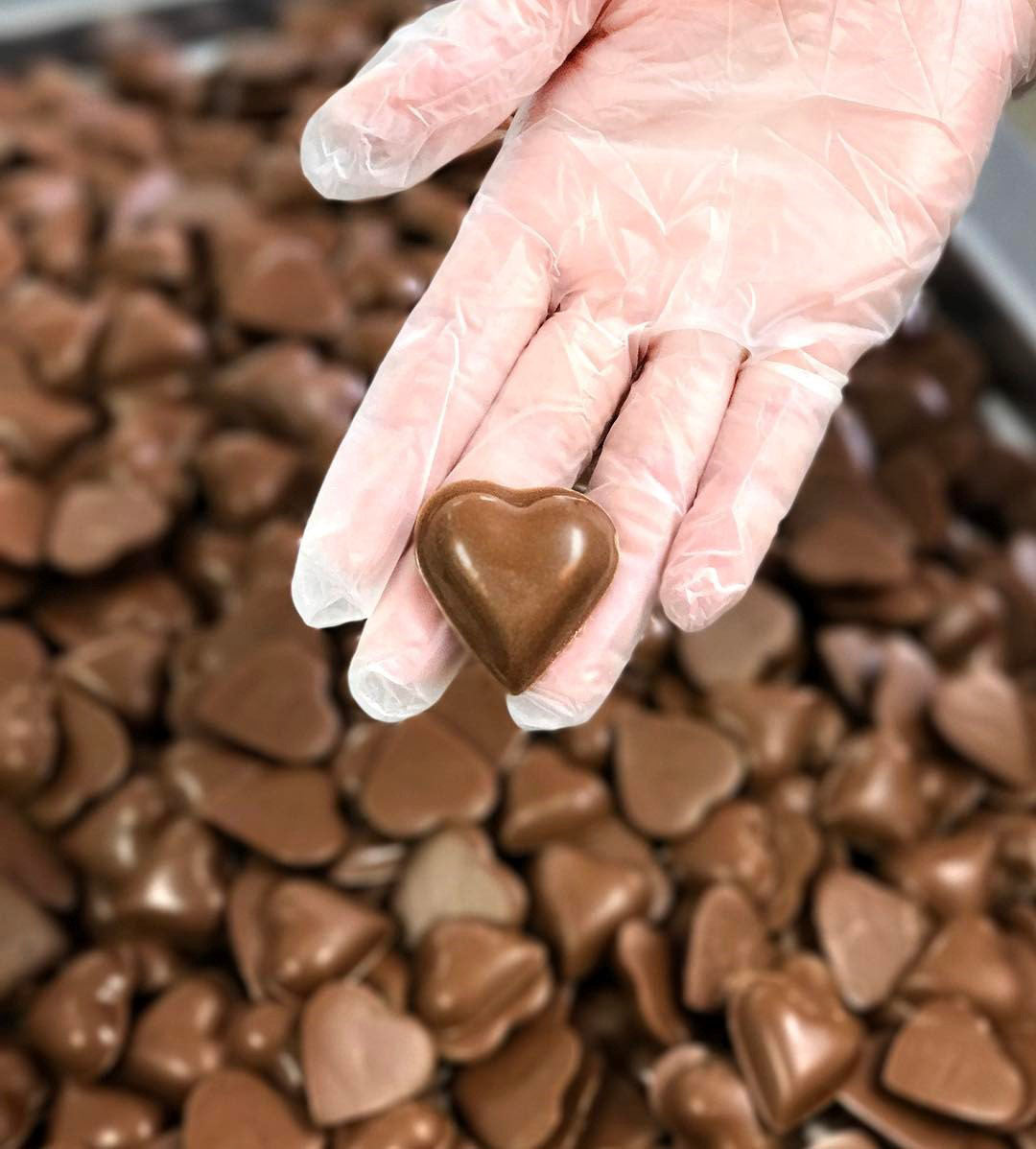 Bag of Chocolate Mini Hearts
