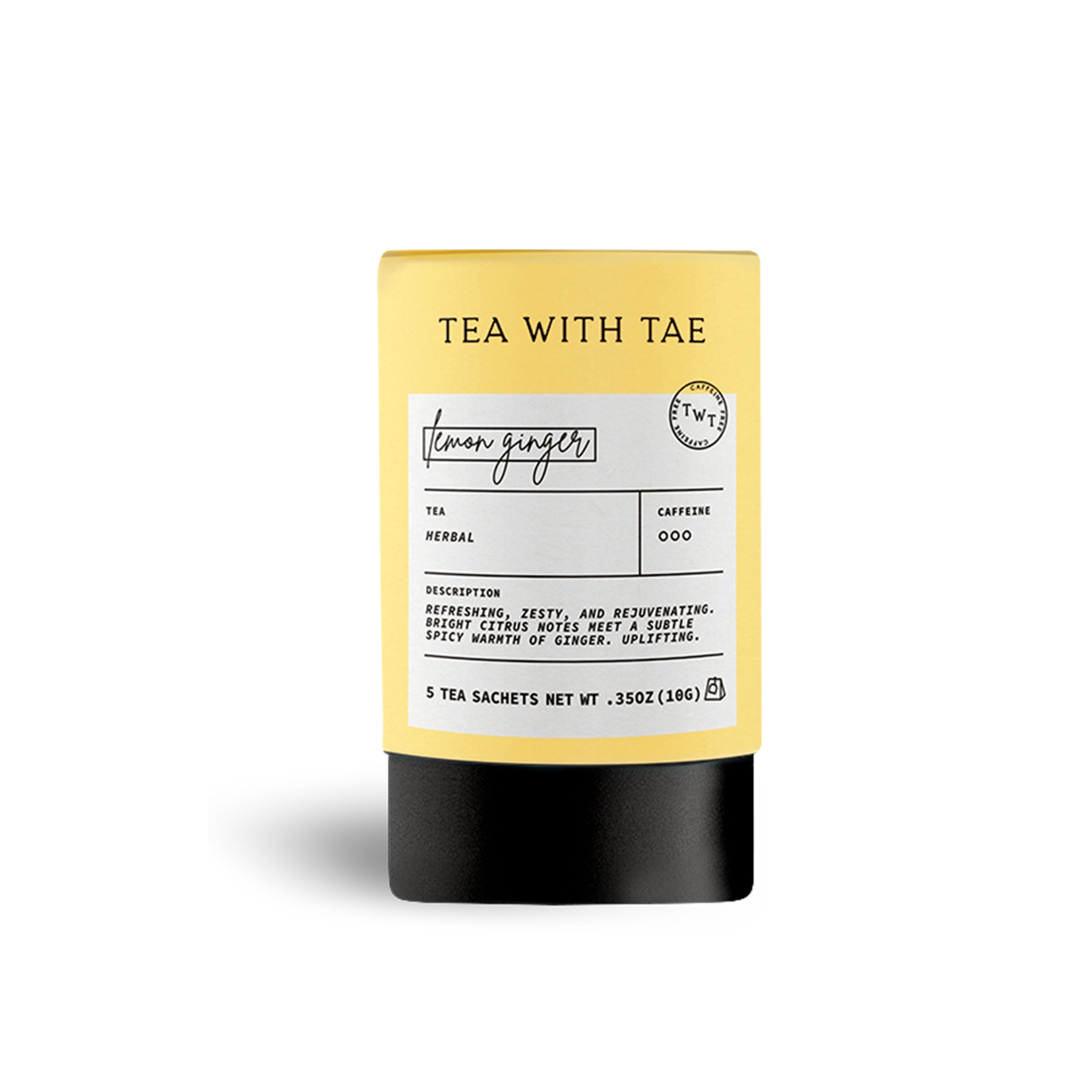 Tea With Tae - Lemon Ginger Herbal Tea