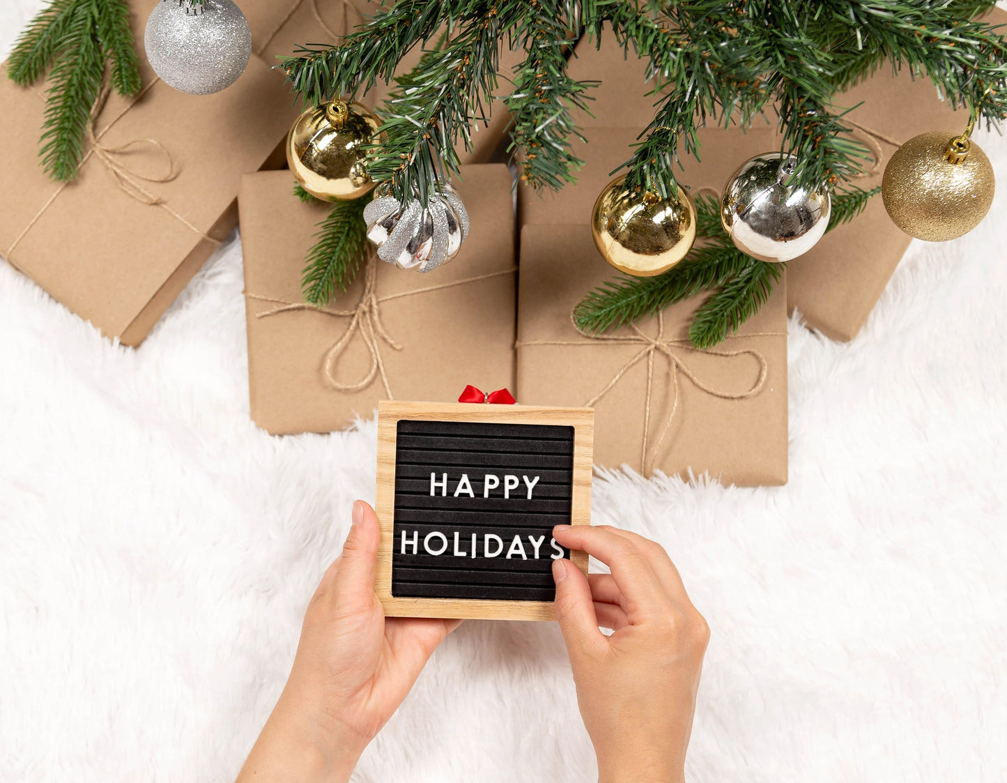 Holiday Ornament - Holiday Letterboard Ornament Set