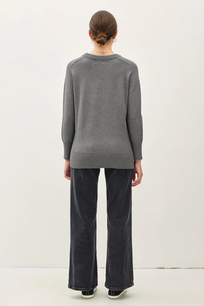 Raglan Sleeve Oversized Sweater