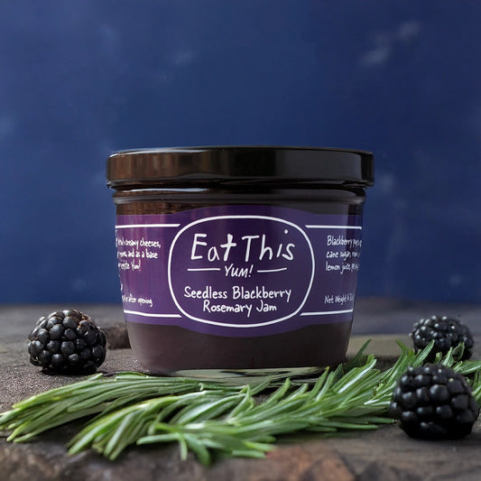 Eat This Yum - Seedless Blackberry Rosemary Jam