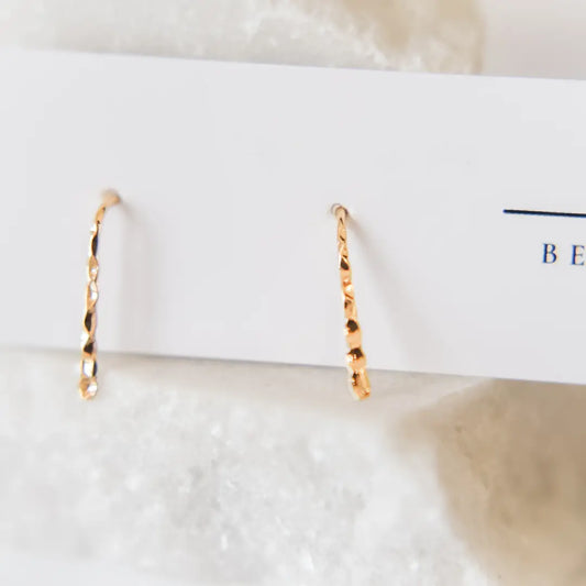 The Ava Dainty Hoops Earrings