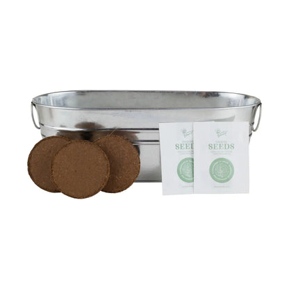 Galvanized Windowsill Grow Kit - Pizza Night