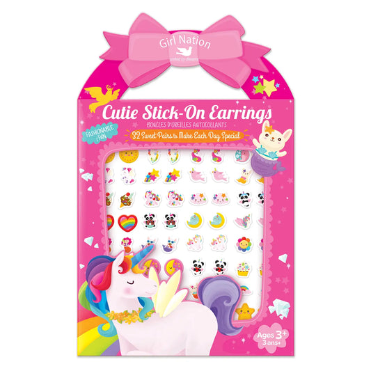 Girl Nation: Cutie Stick-On Earrings | Believe in Magic