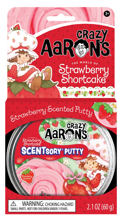 Crazy Aaron's 4" Thinking Putty Full Size Tin: Strawberry Shortcake