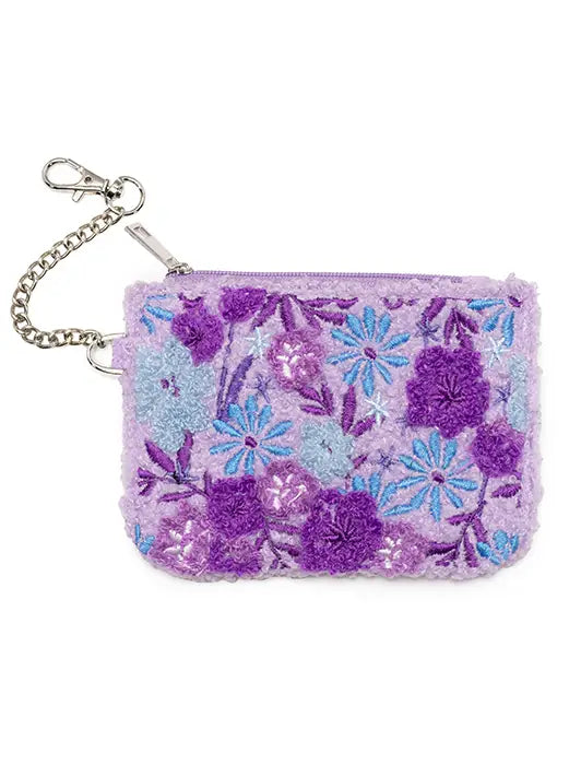 Blooming Flowers Keychain Pouch