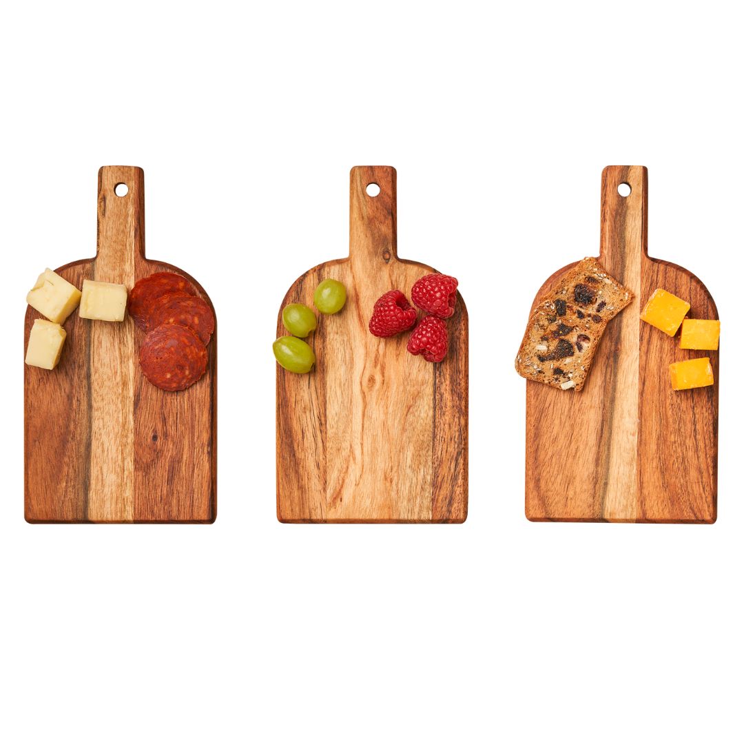 Acacia Heirloom Mini Cheese Board Set of 3