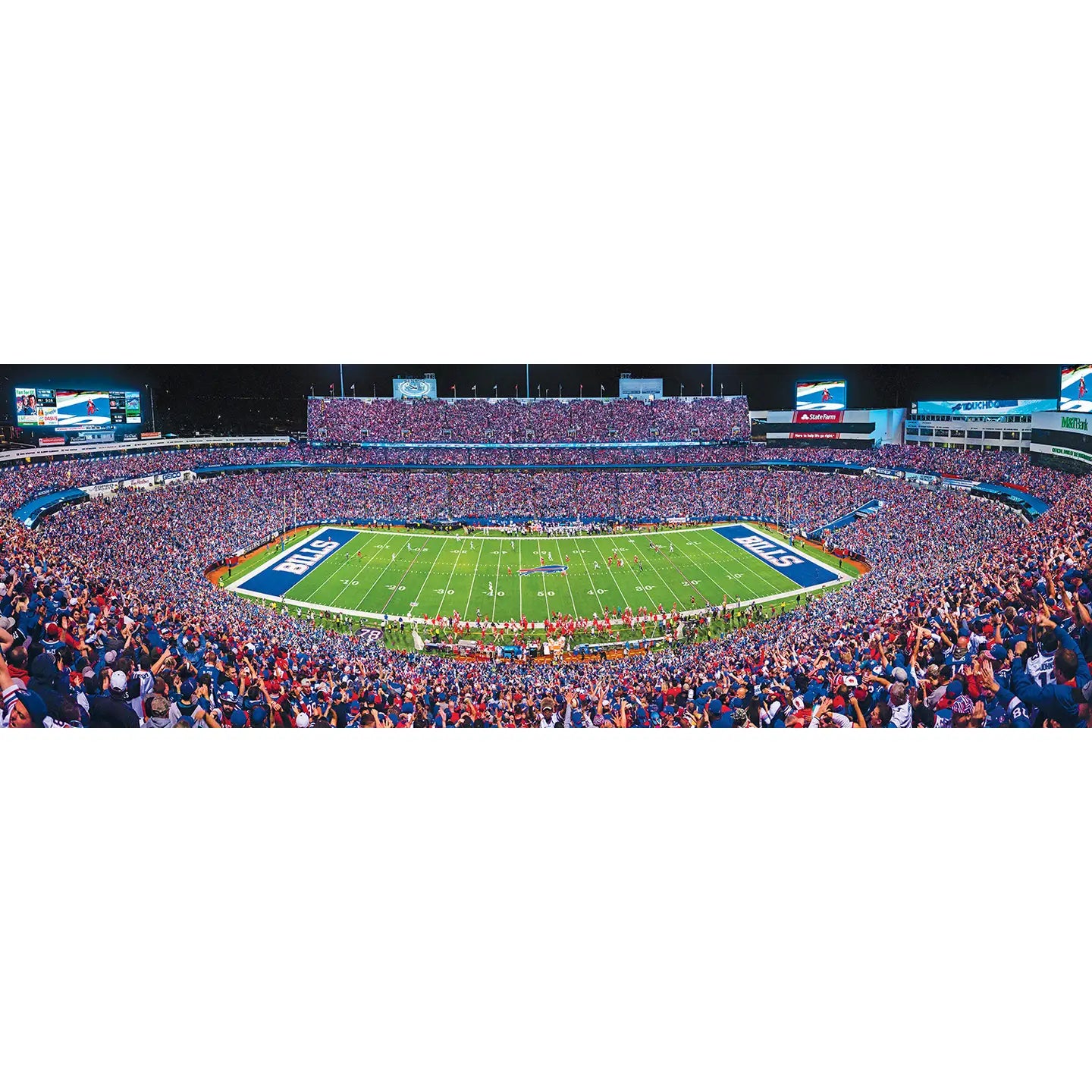 Buffalo Bills - Center View 1000 Piece Panoramic Puzzle