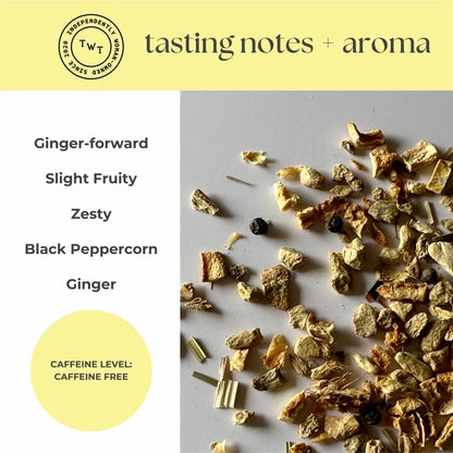 Tea With Tae - Lemon Ginger Herbal Tea