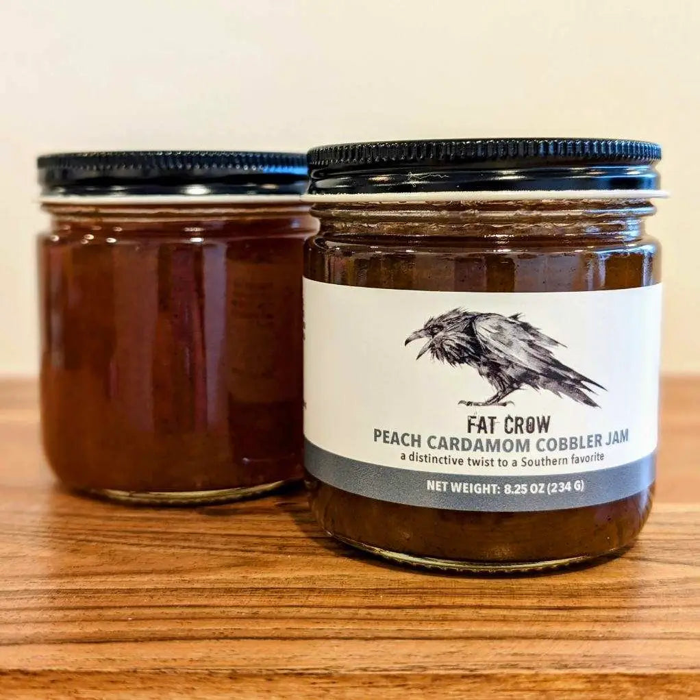 Fat Crow Gourmet Peach Cardamom Cobbler Jam