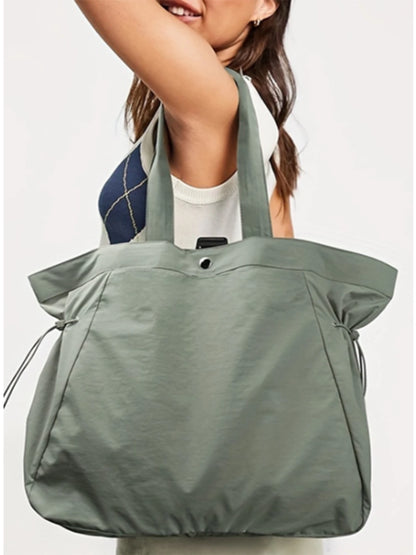 Over The Shoulder Splash Proof Sports Bag {Beige}