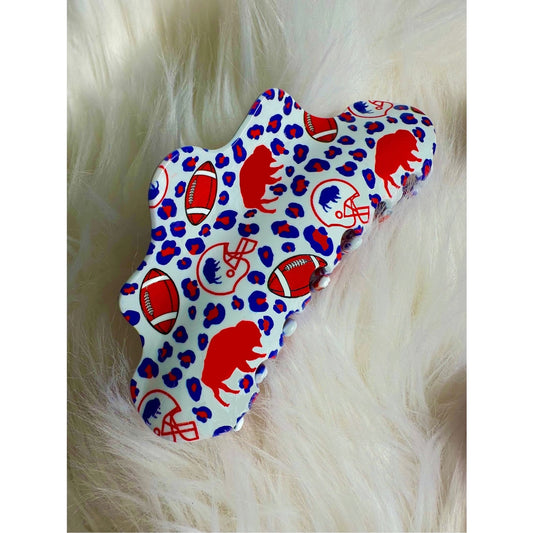 Buffalo Bills - 4" Cheetah Hair Clip