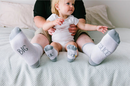 Daddy & Me Matching Pizza Sock Set