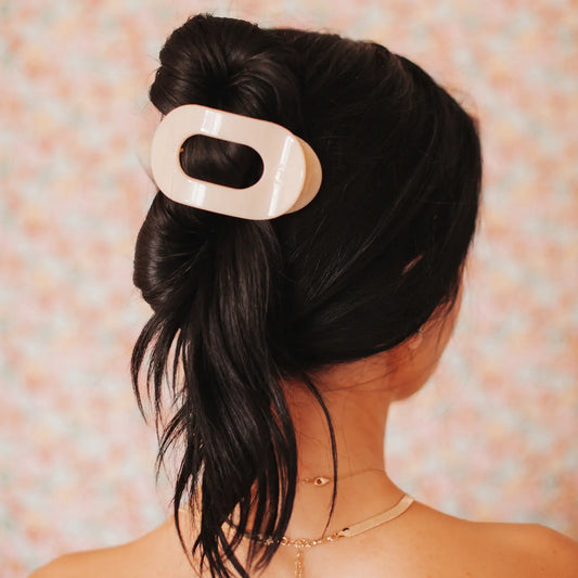 Teleties - Round Flat Hair Clip