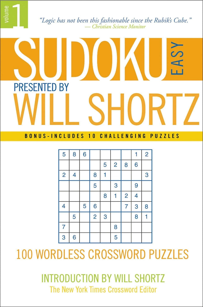 Sudoku Easy Volume 1: 100 Wordless Crossword Puzzles