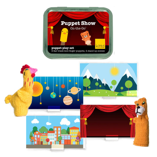 FINAL SALE - Kittd Kid Kits: Puppet Show On-the-Go Kids