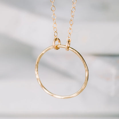 Open Ring Necklace