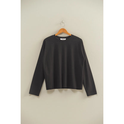 Black Friday Doorbuster - Reverse Seam Long Sleeve Top