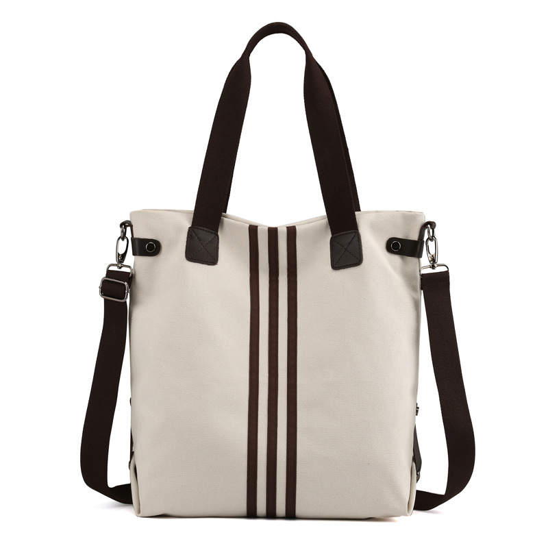 Kelly Canvas Tote {White}
